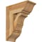 Ekena Millwork Balboa Traditional Rough Sawn Bracket w/ Offset Brace, Western Red Cedar, 8"W x 18"D x 22"H BKT0806X18X22BOA01RWR - alternate 1